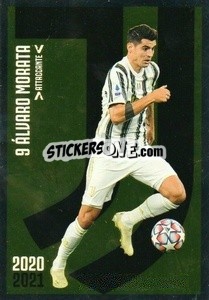 Sticker Morata - Juventus 2020-2021 n. J23 - Euro Publishing