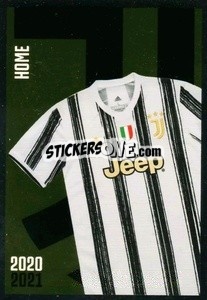 Sticker Maglia Home - Juventus 2020-2021 n. J27 - Euro Publishing