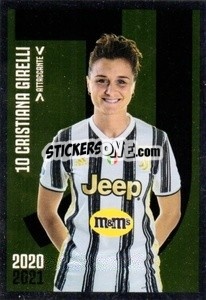 Sticker Girelli - Juventus 2020-2021 n. J31 - Euro Publishing