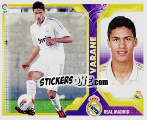 Sticker Varane (5B) COLOCAS - Liga Spagnola 2011-2012 n. 264 - Colecciones ESTE