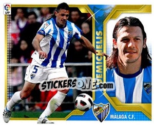 Sticker Demichelis (4A) - Liga Spagnola 2011-2012 n. 276 - Colecciones ESTE
