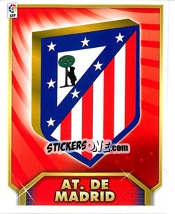 Cromo Escudo AT. DE MADRID - Liga Spagnola 2011-2012 - Colecciones ESTE