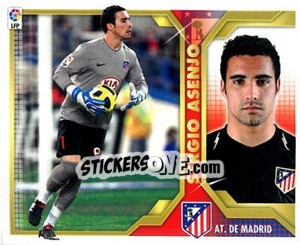 Sticker Sergio Asenjo (2) - Liga Spagnola 2011-2012 n. 34 - Colecciones ESTE