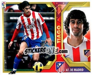 Sticker Tiago Mendes (10A) - Liga Spagnola 2011-2012 n. 43 - Colecciones ESTE