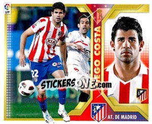 Cromo Diego Costa (15) - Liga Spagnola 2011-2012 - Colecciones ESTE