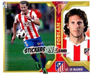 Sticker Forlán (16) - Liga Spagnola 2011-2012 n. 52 - Colecciones ESTE