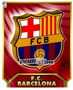 Sticker Escudo FC. BARCELONA - Liga Spagnola 2011-2012 n. 61 - Colecciones ESTE