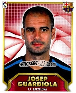 Cromo Entrenador FC. BARCELONA - Liga Spagnola 2011-2012 - Colecciones ESTE