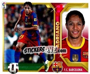 Sticker Adriano Correia (4A) - Liga Spagnola 2011-2012 - Colecciones ESTE