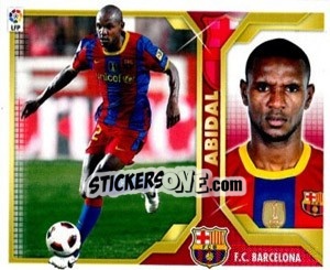 Sticker Abidal (7A) - Liga Spagnola 2011-2012 n. 71 - Colecciones ESTE