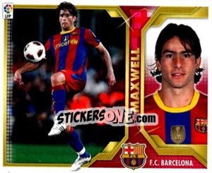 Sticker Maxwell (7B) - Liga Spagnola 2011-2012 n. 72 - Colecciones ESTE