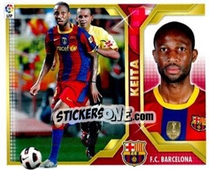 Sticker Seydou Keita (10A) - Liga Spagnola 2011-2012 - Colecciones ESTE