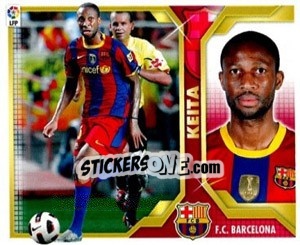 Cromo Seydou Keita (10A) - Liga Spagnola 2011-2012 n. 75 - Colecciones ESTE