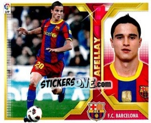 Sticker Afellay (13A) - Liga Spagnola 2011-2012 n. 79 - Colecciones ESTE