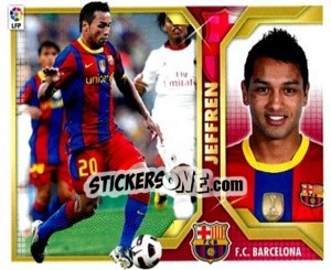 Sticker Jeffren (13B) - Liga Spagnola 2011-2012 n. 80 - Colecciones ESTE