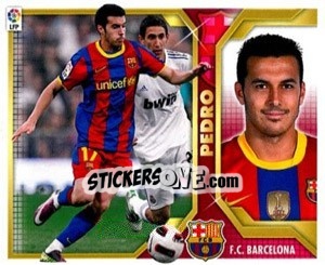 Sticker Pedro Rodríguez (14) - Liga Spagnola 2011-2012 - Colecciones ESTE