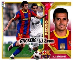 Cromo Pedro Rodríguez (14) - Liga Spagnola 2011-2012 - Colecciones ESTE