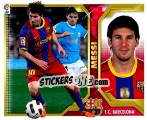 Sticker Messi (15) - Liga Spagnola 2011-2012 n. 82 - Colecciones ESTE