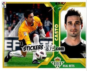 Cromo Casto (1) - Liga Spagnola 2011-2012 - Colecciones ESTE