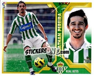 Sticker Jonathan Pereira (13A) - Liga Spagnola 2011-2012 - Colecciones ESTE