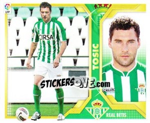 Sticker Tosic (3B) COLOCAS - Liga Spagnola 2011-2012 n. 116 - Colecciones ESTE