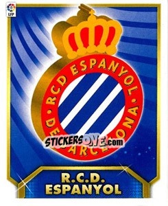 Cromo Escudo R.C.D. ESPANYOL - Liga Spagnola 2011-2012 - Colecciones ESTE