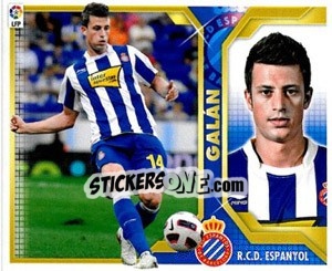 Sticker Galán (4A) - Liga Spagnola 2011-2012 n. 126 - Colecciones ESTE