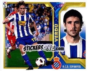 Sticker Verdu (11A) - Liga Spagnola 2011-2012 n. 135 - Colecciones ESTE