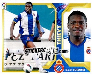 Figurina Thievy (16B) COLOCAS - Liga Spagnola 2011-2012 n. 143 - Colecciones ESTE