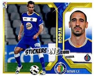Sticker Borja (10B) - Liga Spagnola 2011-2012 n. 164 - Colecciones ESTE
