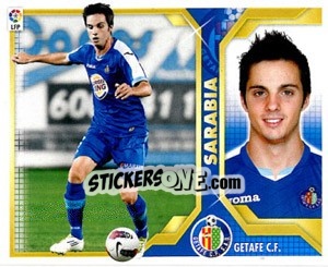 Sticker Sarabia (16B) COLOCAS - Liga Spagnola 2011-2012 n. 174 - Colecciones ESTE