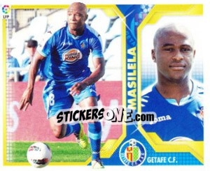 Sticker Masilela (7B) COLOCAS - Liga Spagnola 2011-2012 - Colecciones ESTE