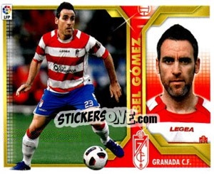 Cromo Abel Gómez (9) - Liga Spagnola 2011-2012 - Colecciones ESTE