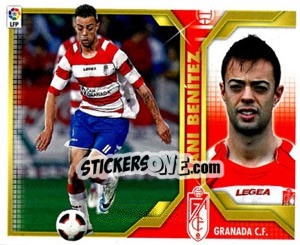 Sticker Dani Benítez (13) - Liga Spagnola 2011-2012 n. 195 - Colecciones ESTE