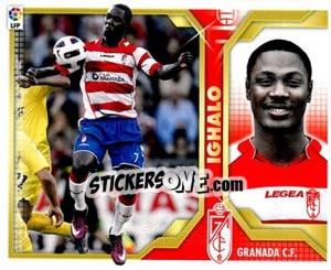 Sticker Ighalo (15) - Liga Spagnola 2011-2012 n. 197 - Colecciones ESTE