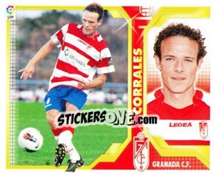 Sticker Corrales (7B) COLOCAS - Liga Spagnola 2011-2012 n. 199 - Colecciones ESTE
