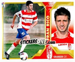 Sticker Fran Rico (12B) COLOCAS - Liga Spagnola 2011-2012 - Colecciones ESTE