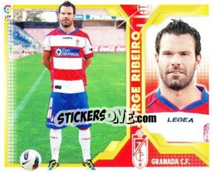 Sticker Jorge Ribeiro (9B) COLOCAS - Liga Spagnola 2011-2012 - Colecciones ESTE