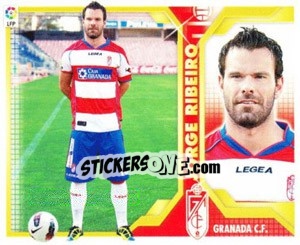 Sticker Jorge Ribeiro (9B) COLOCAS - Liga Spagnola 2011-2012 n. 203 - Colecciones ESTE