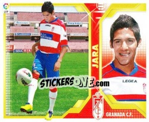 Sticker Jara (15B) COLOCAS - Liga Spagnola 2011-2012 n. 204 - Colecciones ESTE