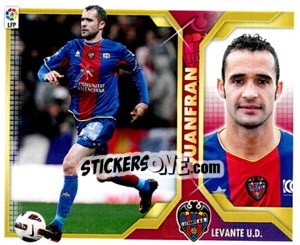 Sticker Juanfran (6) - Liga Spagnola 2011-2012 n. 219 - Colecciones ESTE