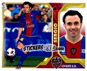 Sticker Sergio (9B) - Liga Spagnola 2011-2012 - Colecciones ESTE