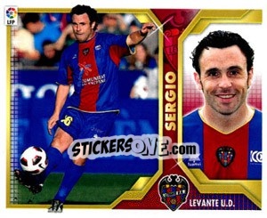 Sticker Sergio (9B) - Liga Spagnola 2011-2012 n. 224 - Colecciones ESTE