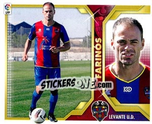Sticker Farinós (10) - Liga Spagnola 2011-2012 n. 225 - Colecciones ESTE