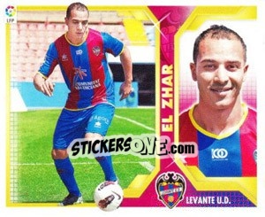 Sticker El Zhar (13B) COLOCAS - Liga Spagnola 2011-2012 n. 234 - Colecciones ESTE