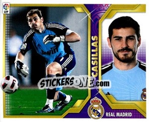 Sticker Casillas (1) - Liga Spagnola 2011-2012 n. 243 - Colecciones ESTE
