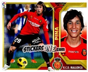 Sticker Pina (10B) - Liga Spagnola 2011-2012 - Colecciones ESTE
