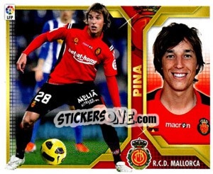 Sticker Pina (10B) - Liga Spagnola 2011-2012 n. 314 - Colecciones ESTE