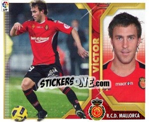 Sticker Víctor (16B) - Liga Spagnola 2011-2012 n. 322 - Colecciones ESTE