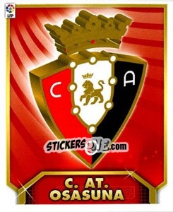 Sticker Escudo C.AT.OSASUNA - Liga Spagnola 2011-2012 n. 331 - Colecciones ESTE